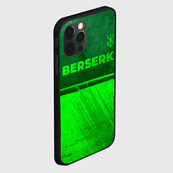 Чехол для iPhone 12 Pro Berserk - green gradient посередине, цвет: 3D-черный — фото 2