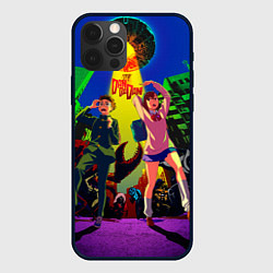 Чехол для iPhone 12 Pro Dandadan: Момо и Кэн, цвет: 3D-черный