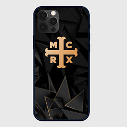 Чехол для iPhone 12 Pro My Chemical Romance golden poly, цвет: 3D-черный