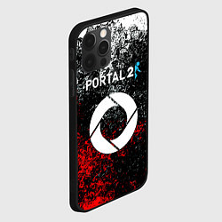 Чехол для iPhone 12 Pro Portal брызги красок, цвет: 3D-черный — фото 2