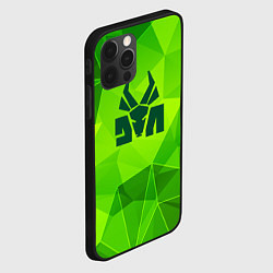 Чехол для iPhone 12 Pro Die Antwoord green poly, цвет: 3D-черный — фото 2