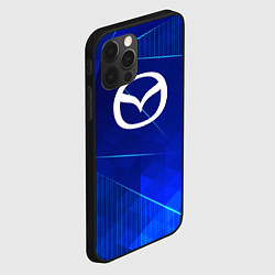 Чехол для iPhone 12 Pro Mazda blue poly, цвет: 3D-черный — фото 2