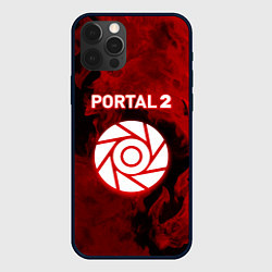 Чехол для iPhone 12 Pro Portal2 огненный стиль, цвет: 3D-черный