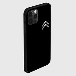 Чехол для iPhone 12 Pro Citroen logo auto, цвет: 3D-черный — фото 2