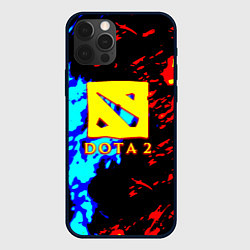 Чехол для iPhone 12 Pro Dota 2 огненный стиль, цвет: 3D-черный