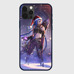 Чехол для iPhone 12 Pro Happy New Year Jinx, цвет: 3D-черный