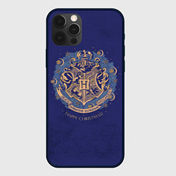 Чехол iPhone 12 Pro Happy Christmas - Hogwarts