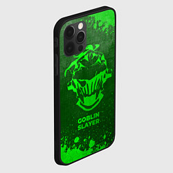 Чехол для iPhone 12 Pro Goblin Slayer - green gradient, цвет: 3D-черный — фото 2