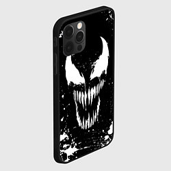 Чехол для iPhone 12 Pro Venom logo, цвет: 3D-черный — фото 2