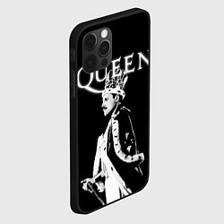 Чехол для iPhone 12 Pro Queen Freddie Mercury король, цвет: 3D-черный — фото 2