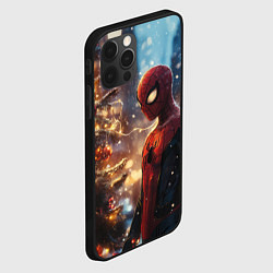 Чехол для iPhone 12 Pro Spider-man new year, цвет: 3D-черный — фото 2