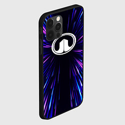 Чехол для iPhone 12 Pro Great Wall neon energy, цвет: 3D-черный — фото 2