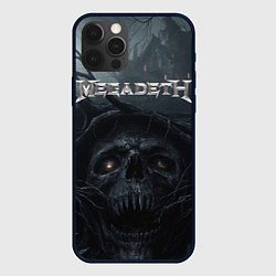 Чехол для iPhone 12 Pro Megadeth череп под деревом, цвет: 3D-черный
