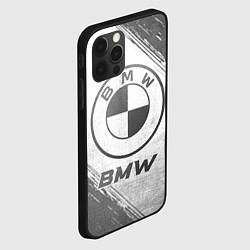 Чехол для iPhone 12 Pro BMW - white gradient, цвет: 3D-черный — фото 2