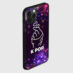 Чехол для iPhone 12 Pro Праздничный K Pop, цвет: 3D-черный — фото 2