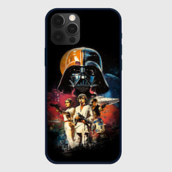 Чехол для iPhone 12 Pro Звездные войны, цвет: 3D-черный