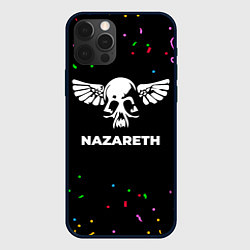 Чехол для iPhone 12 Pro Nazareth конфети, цвет: 3D-черный