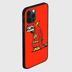 Чехол для iPhone 12 Pro Ленивец Флэш, цвет: 3D-черный — фото 2