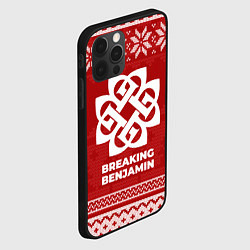 Чехол для iPhone 12 Pro Новогодний Breaking Benjamin, цвет: 3D-черный — фото 2