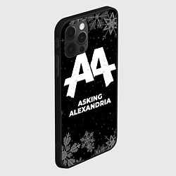 Чехол для iPhone 12 Pro Снежный Asking Alexandria, цвет: 3D-черный — фото 2