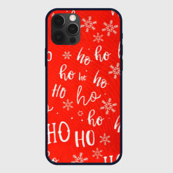 Чехол для iPhone 12 Pro Новый год ho ho ho, цвет: 3D-черный