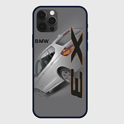 Чехол для iPhone 12 Pro BMW X3, цвет: 3D-черный