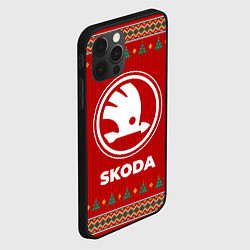 Чехол для iPhone 12 Pro Skoda new year, цвет: 3D-черный — фото 2