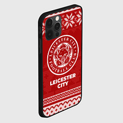 Чехол для iPhone 12 Pro Новогодний Leicester City, цвет: 3D-черный — фото 2