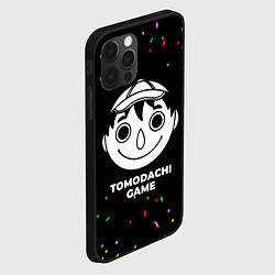 Чехол для iPhone 12 Pro Tomodachi Game конфети, цвет: 3D-черный — фото 2