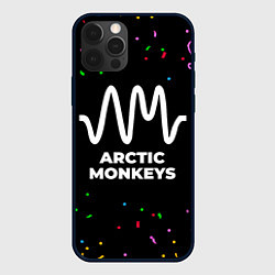 Чехол для iPhone 12 Pro Arctic Monkeys конфети, цвет: 3D-черный