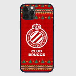 Чехол для iPhone 12 Pro Club Brugge new year, цвет: 3D-черный
