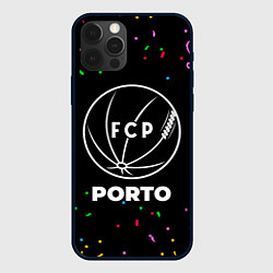 Чехол для iPhone 12 Pro Porto конфети, цвет: 3D-черный
