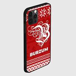 Чехол для iPhone 12 Pro Новогодний Burzum, цвет: 3D-черный — фото 2