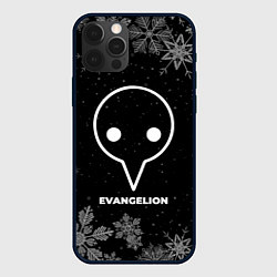 Чехол для iPhone 12 Pro Снежный Evangelion, цвет: 3D-черный