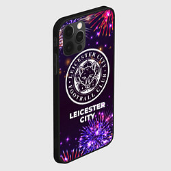 Чехол для iPhone 12 Pro Праздничный Leicester City, цвет: 3D-черный — фото 2