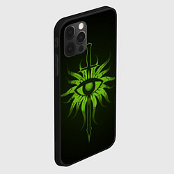 Чехол для iPhone 12 Pro Dragon Age Inquisition logo, цвет: 3D-черный — фото 2