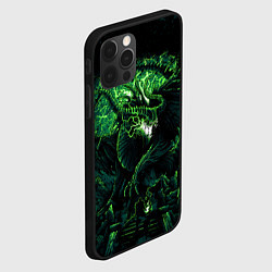 Чехол для iPhone 12 Pro Green dragon - Dragon Age, цвет: 3D-черный — фото 2