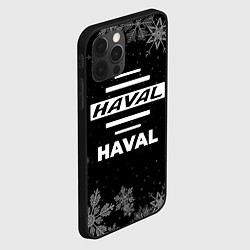 Чехол для iPhone 12 Pro Снежный Haval, цвет: 3D-черный — фото 2