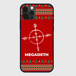 Чехол для iPhone 12 Pro Megadeth new year, цвет: 3D-черный