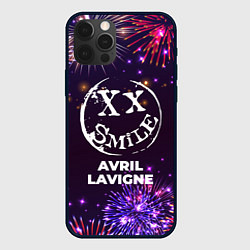 Чехол для iPhone 12 Pro Праздничный Avril Lavigne, цвет: 3D-черный
