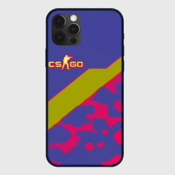 Чехол для iPhone 12 Pro Counter strike camo line, цвет: 3D-черный