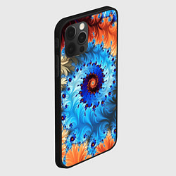 Чехол для iPhone 12 Pro Оптические узоры текстура, цвет: 3D-черный — фото 2