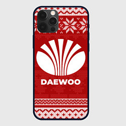 Чехол для iPhone 12 Pro Новогодний Daewoo, цвет: 3D-черный