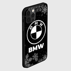 Чехол для iPhone 12 Pro Снежный BMW, цвет: 3D-черный — фото 2