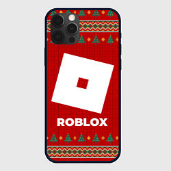 Чехол для iPhone 12 Pro Roblox new year, цвет: 3D-черный