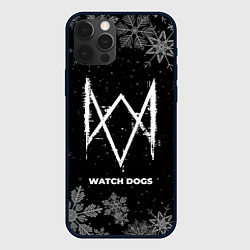 Чехол для iPhone 12 Pro Снежный Watch Dogs, цвет: 3D-черный