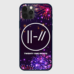 Чехол для iPhone 12 Pro Праздничный Twenty One Pilots, цвет: 3D-черный