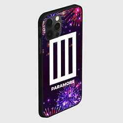 Чехол для iPhone 12 Pro Праздничный Paramore, цвет: 3D-черный — фото 2