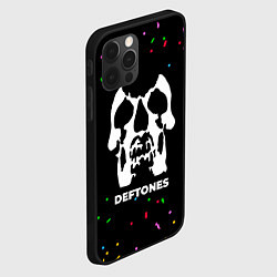 Чехол для iPhone 12 Pro Deftones конфети, цвет: 3D-черный — фото 2