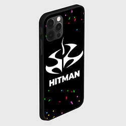 Чехол для iPhone 12 Pro Hitman конфети, цвет: 3D-черный — фото 2